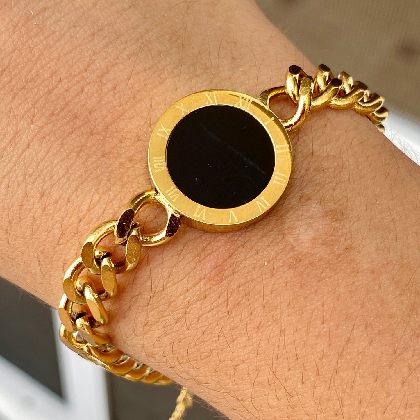 Pulsera Acero Inoxidable Doble Vista 1909-133