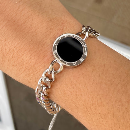 Pulsera Acero Inoxidable Doble Vista 1909-133