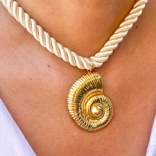 Collar Caracol Acero Inoxidable 1909-85