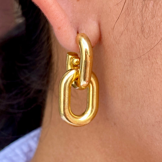 Aretes Acero Inoxidable 2015-124