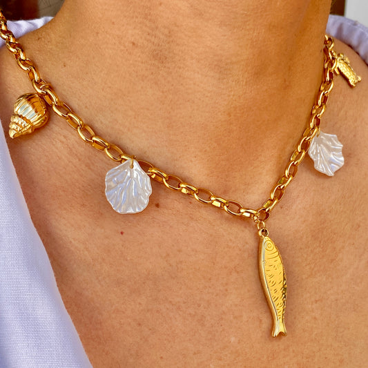 Collar Pez Acero Inoxidable 2015-33