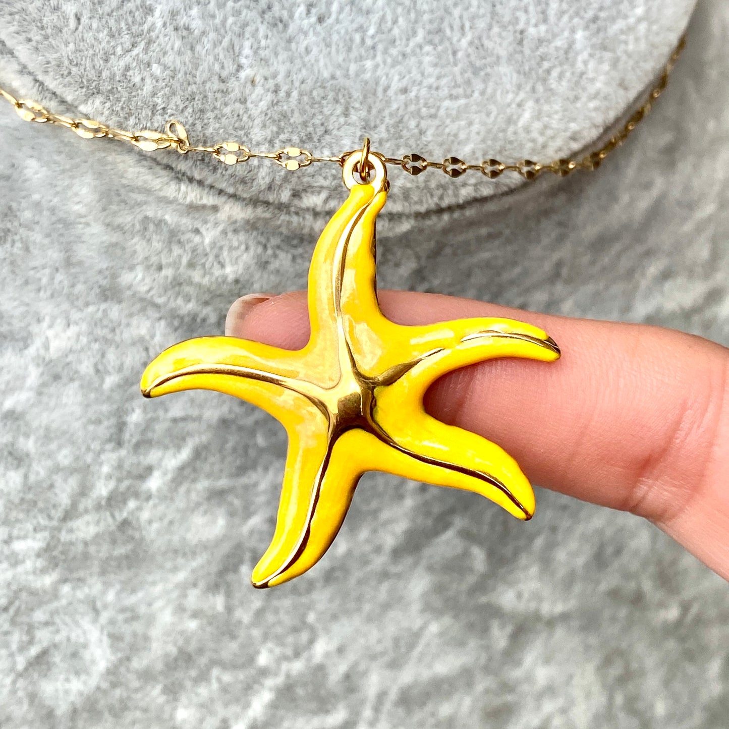 Collar Estrella de Mar Acero Inoxidable 2015-38