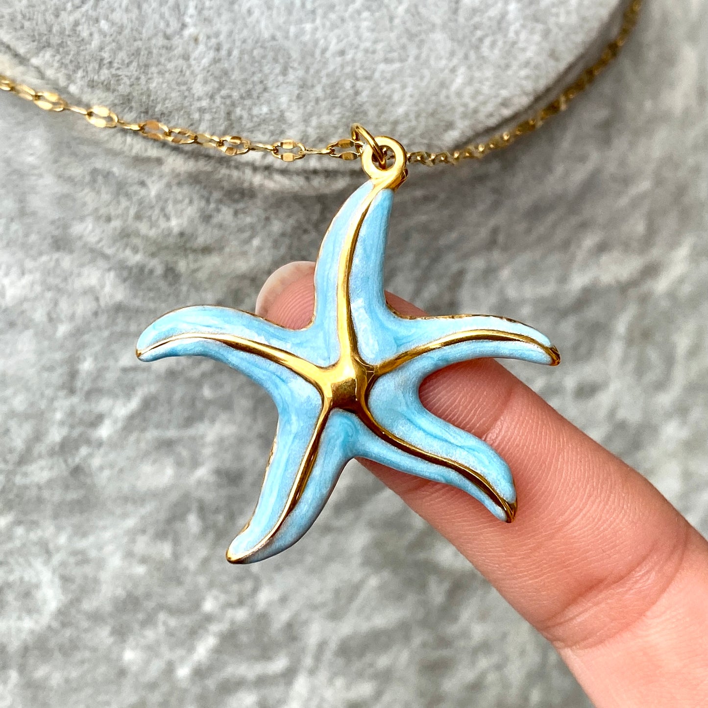Collar Estrella de Mar Acero Inoxidable 2015-38