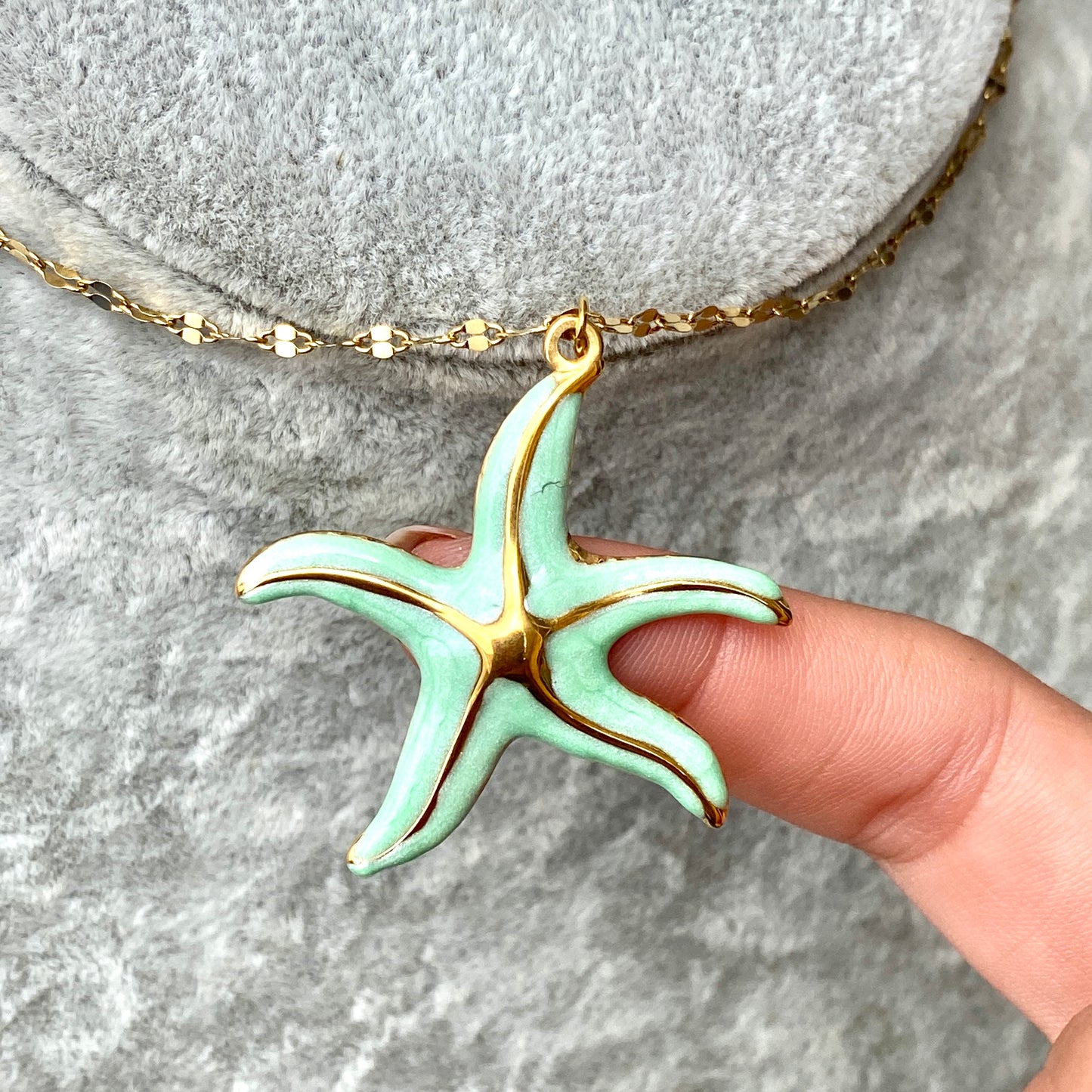 Collar Estrella de Mar Acero Inoxidable 2015-38
