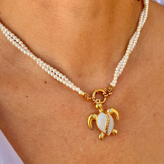 Collar Tortuga Acero Inoxidable 2015-46