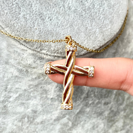 Collar Religioso Acero Inoxidable 2015-66