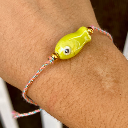 Pulsera De Cuerda + Acero 2857-73