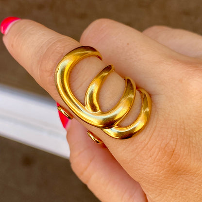 Anillo Acero Inoxidable Ajustable 3050-43