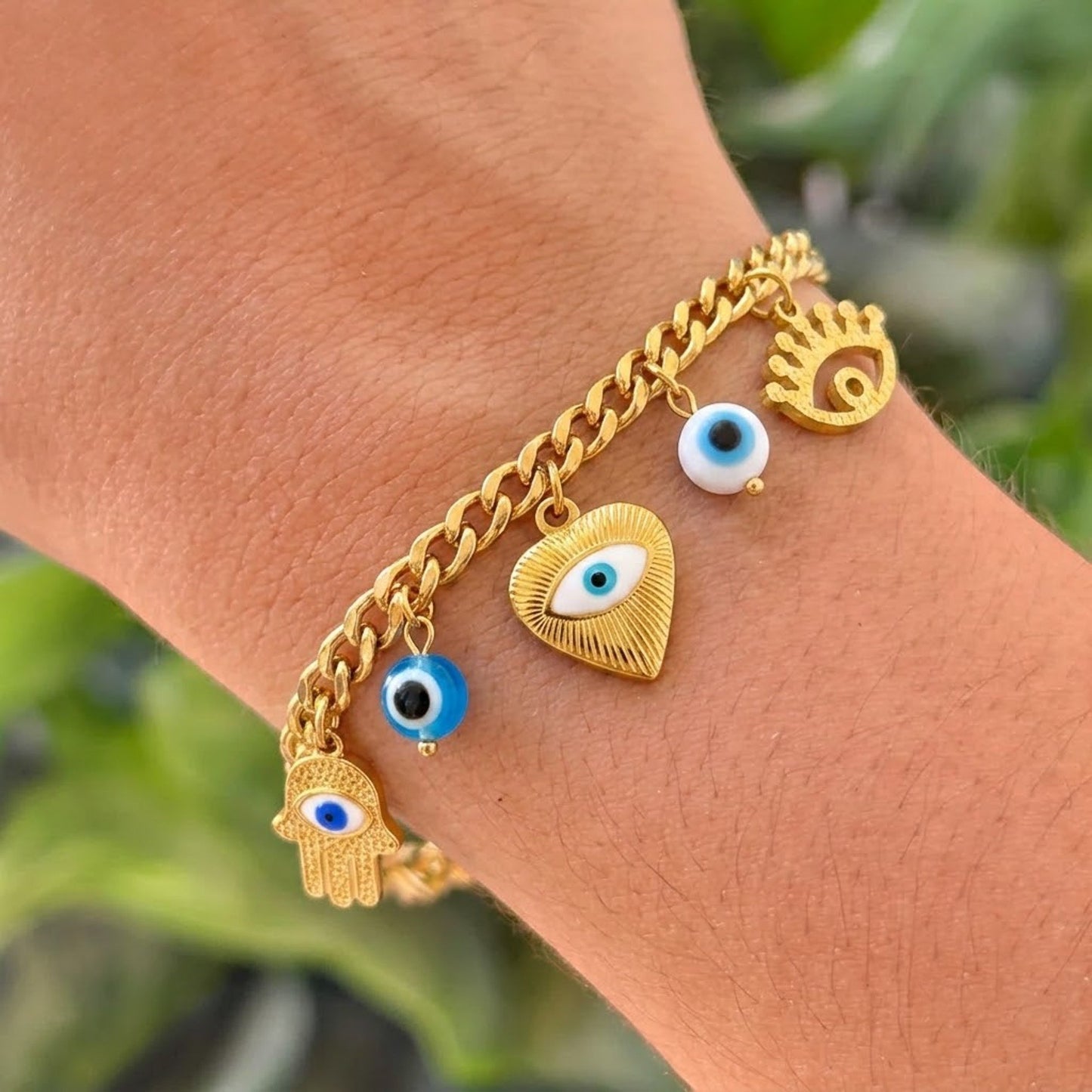 Pulsera Dijes Acero Inox 3110-1