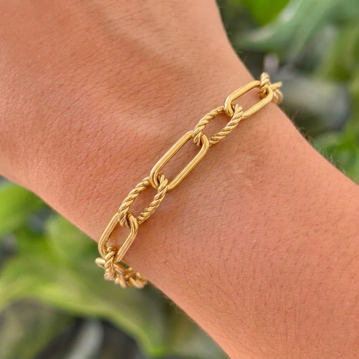 Pulsera Doble Aro Acero Inox 3110-26