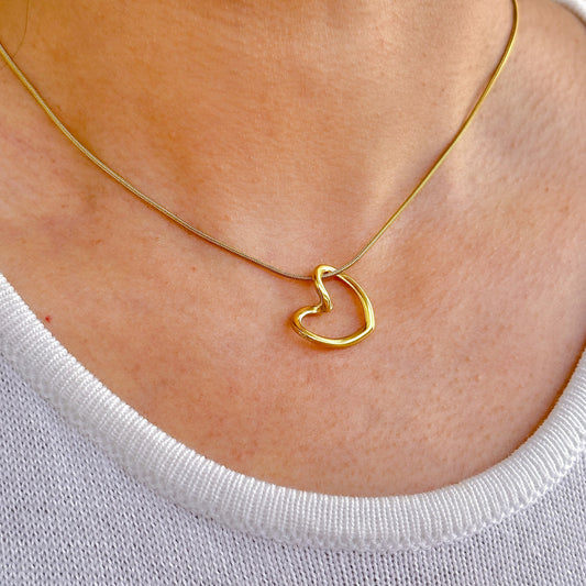 Collar Corazon Acero Inox 3309-4