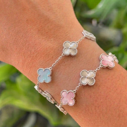 Pulsera Trebol Acero Inox 3543-10