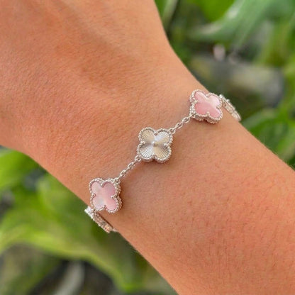 Pulsera Trebol Acero Inox 3543-10