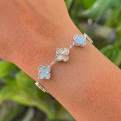 Pulsera Trebol Acero Inox 3543-10