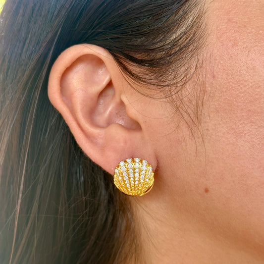 Aretes Chapa de Oro 3971-23