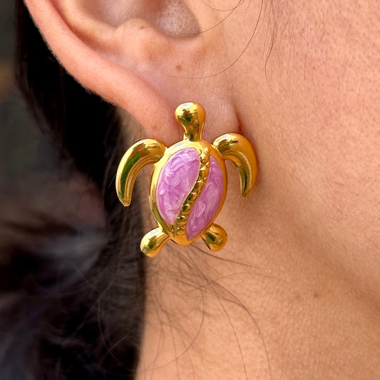 Aretes Tortuga Acero Inoxidable 4103-159