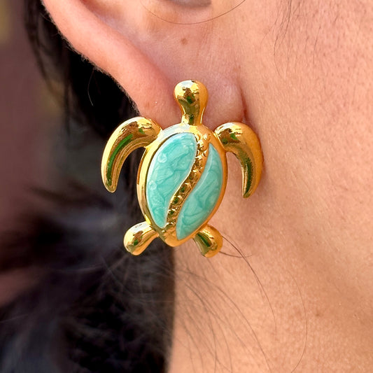 Aretes Tortuga Acero Inoxidable 4103-160