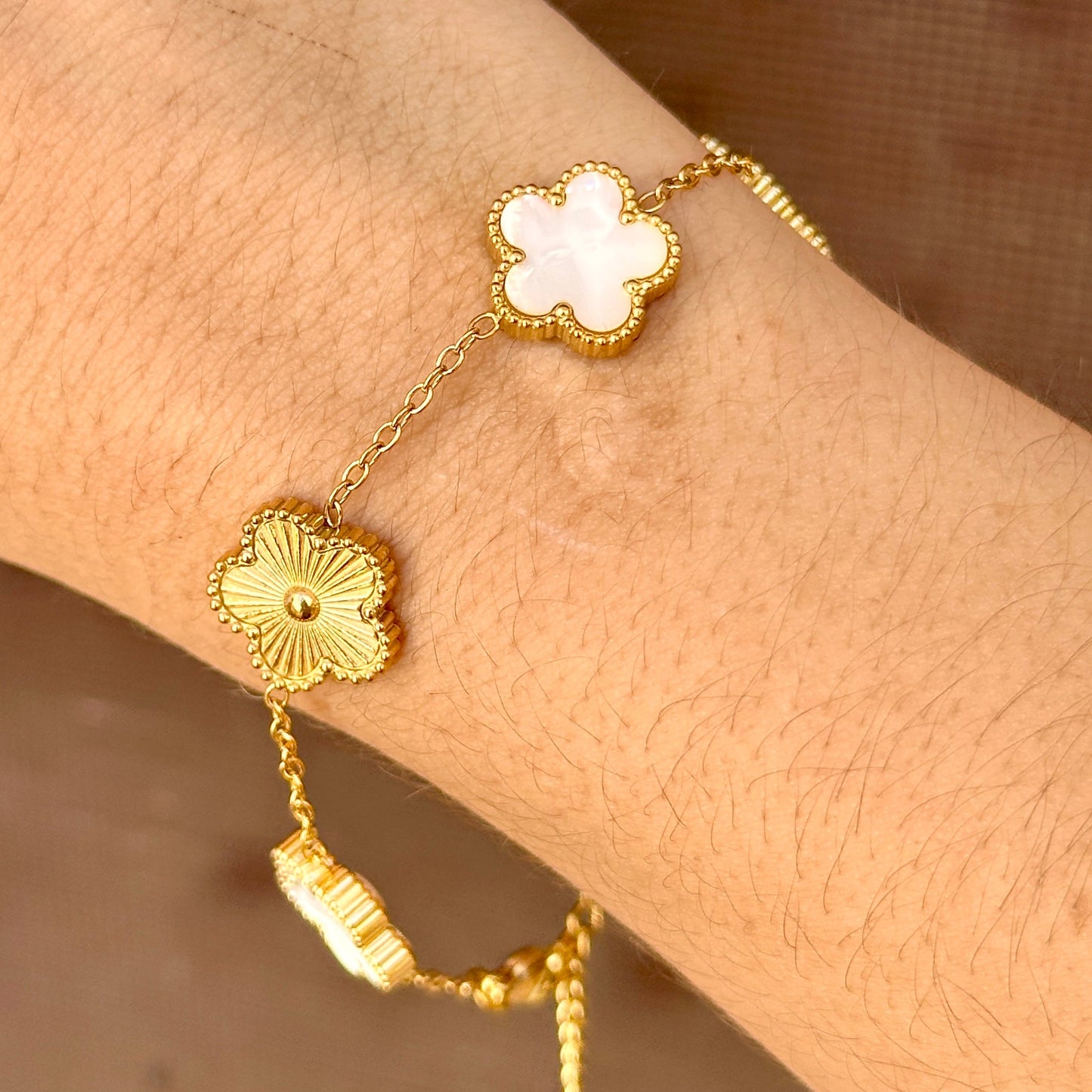 Pulsera Dupe VAN CLEEF Acero Inoxidable 4103-16