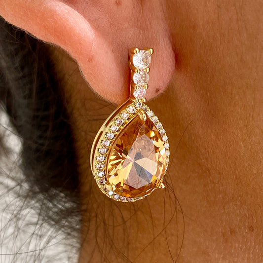 Aretes Chapa de Oro 4147-58
