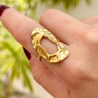 Anillo Abierto Acero Inox 4287-13