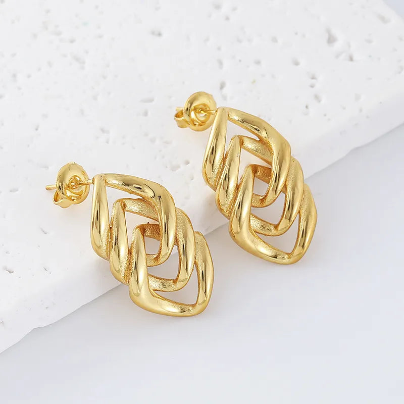 Aretes Acero Inox Geometrico 4287-26