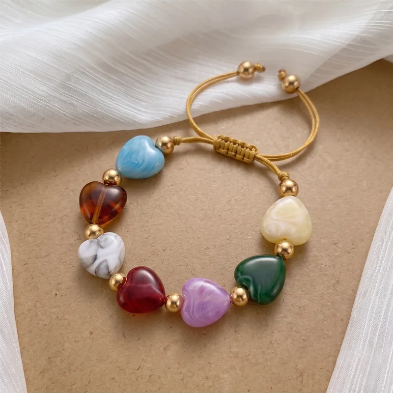 Pulsera Cordon Dije Corazon 4287-27