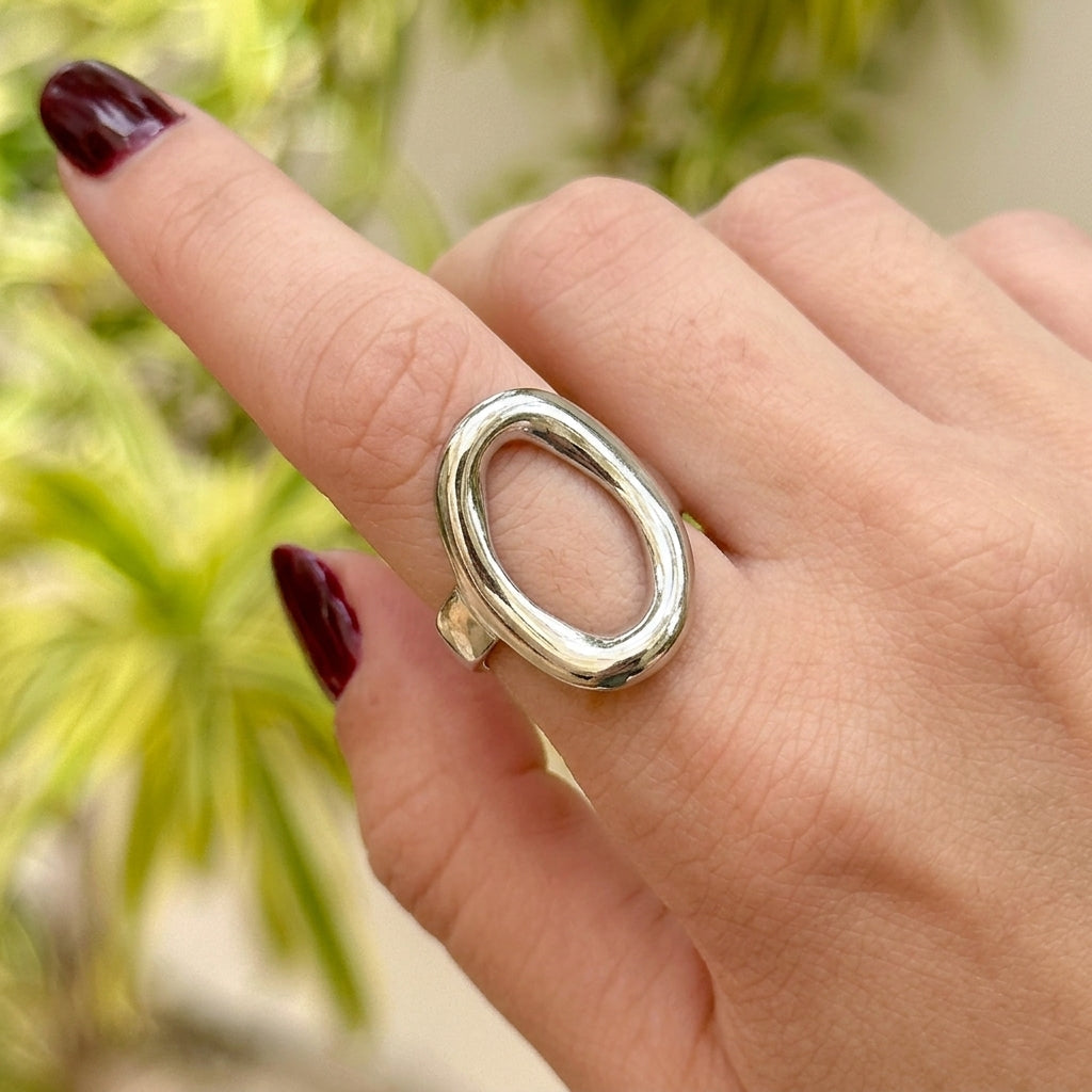Anillo Abierto Acero Inox 4287-4