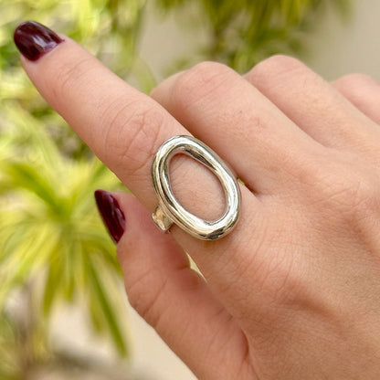 Anillo Abierto Acero Inox 4287-4