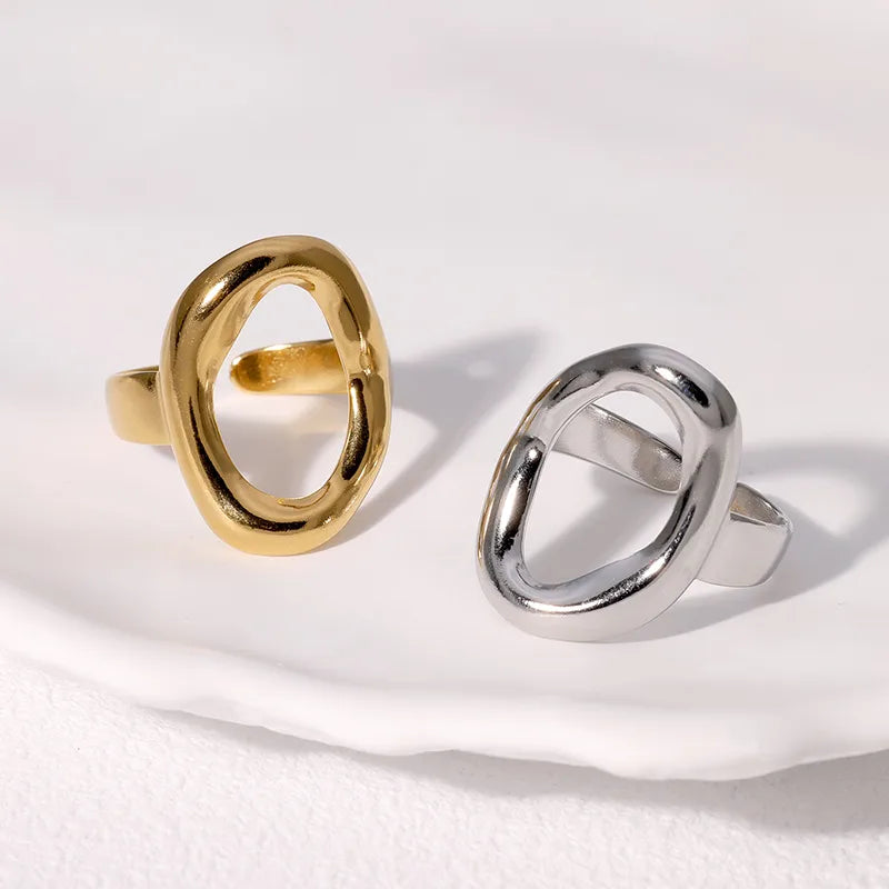 Anillo Abierto Acero Inox 4287-4