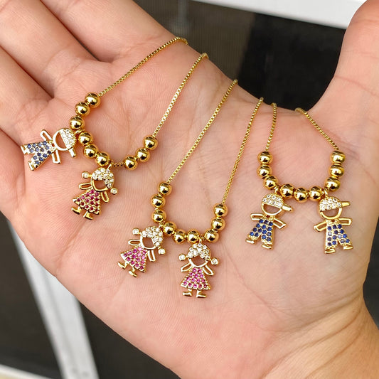 Collar Chapa De Oro 3971-7