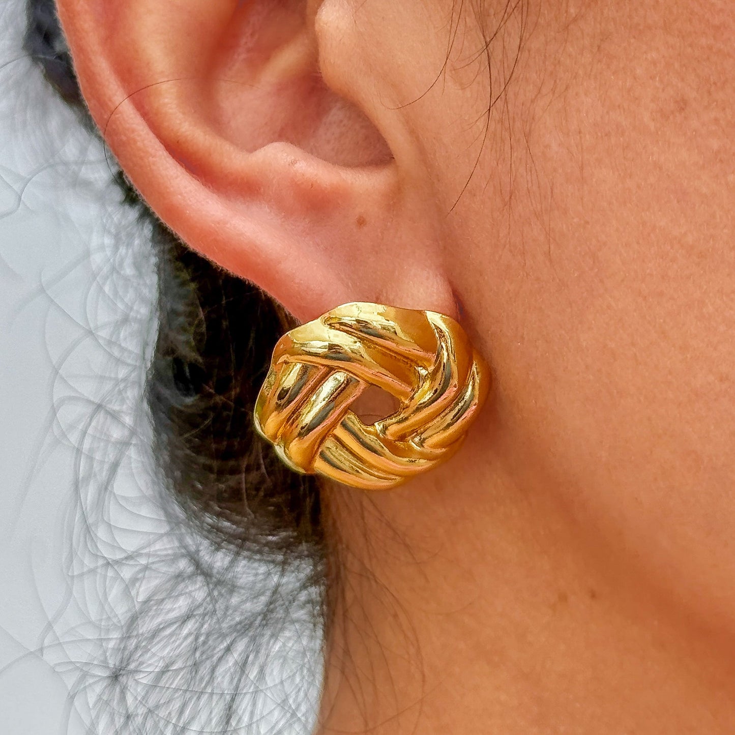Aretes Aro Redondo Acero Inox 5552-17
