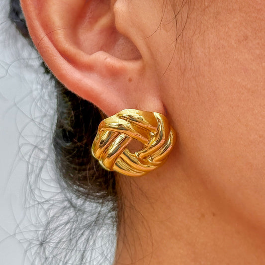 Aretes Aro Redondo Acero Inox 5552-17