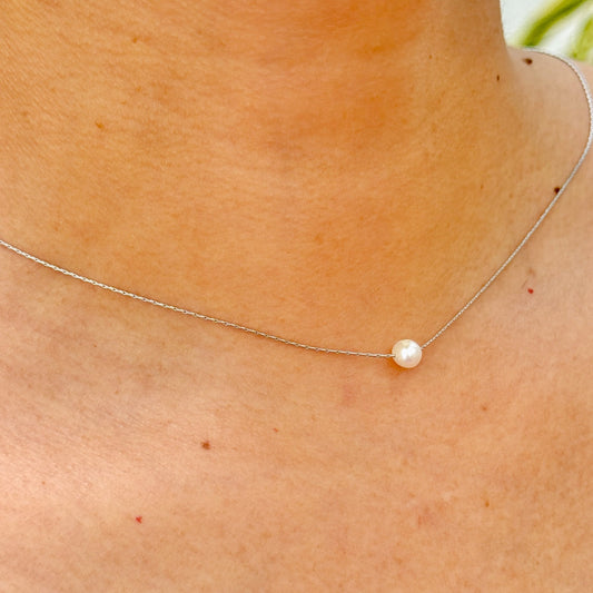 Collar Perlas Acero Inox 5552-30