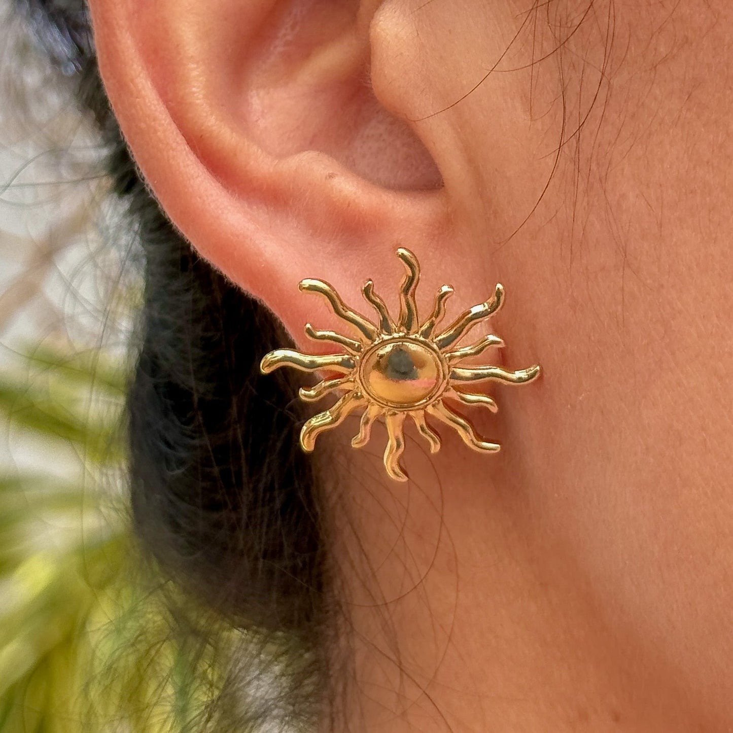 Aretes Sol Acero Inox 5552-65