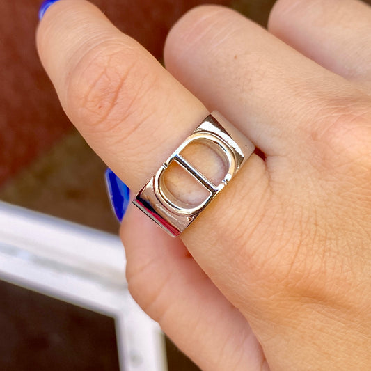 Anillo Dupe CHRISTIAN DIOR Acero Inoxidable 5597-256