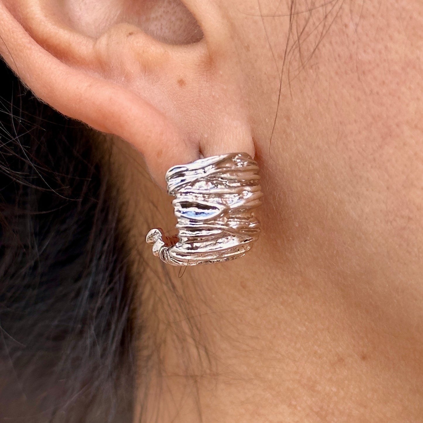 Aretes Chapa de Oro 5843-63