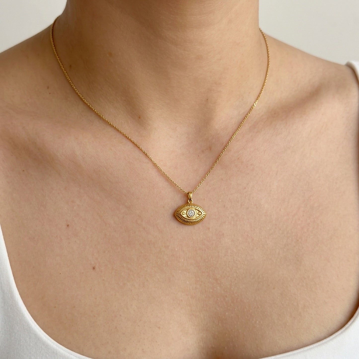 Collar Ojo Titanio 5898-18