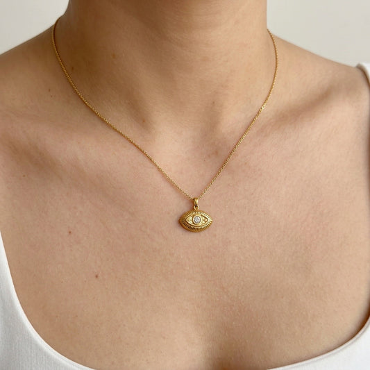 Collar Ojo Titanio 5898-18