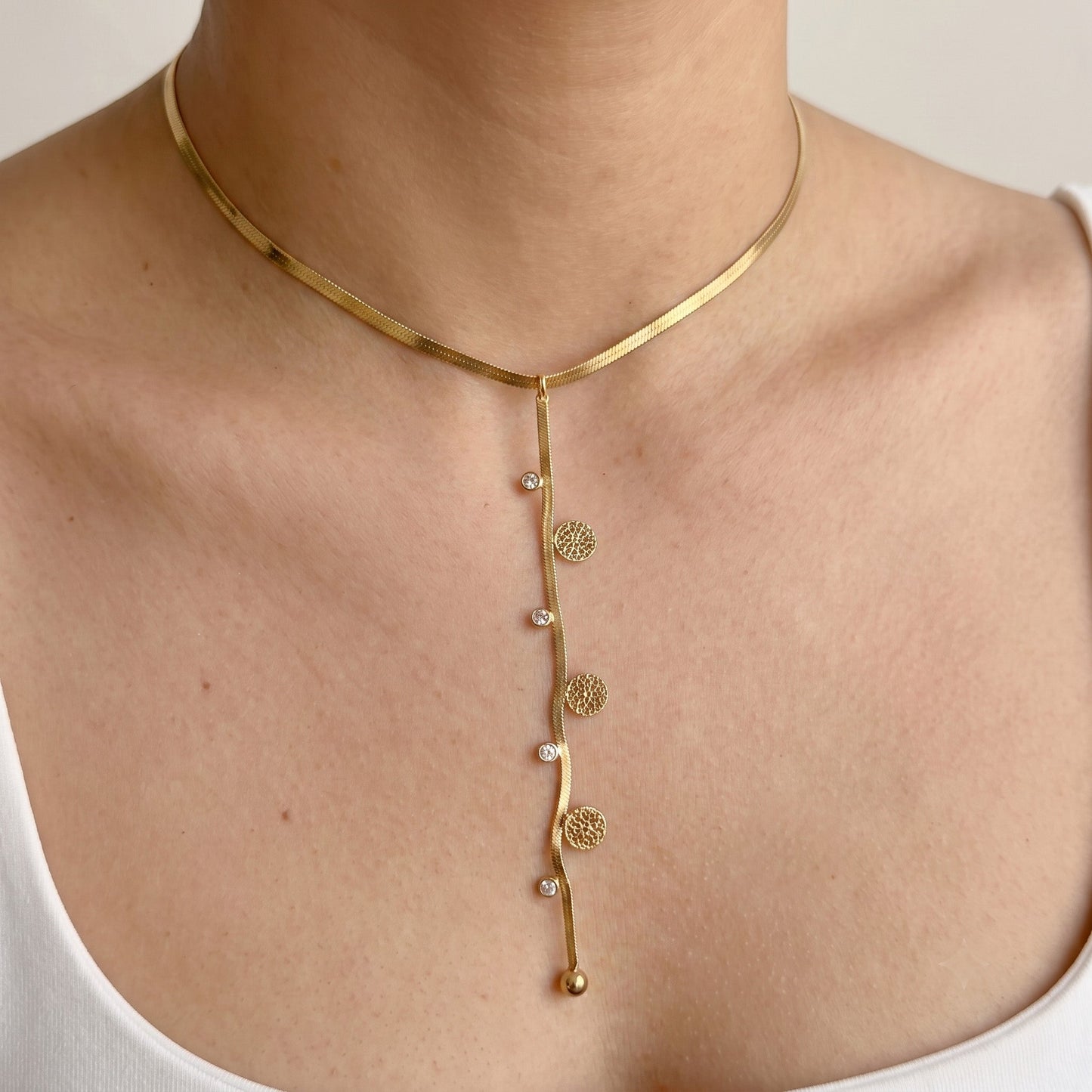 Collar Cadena Serpiente Acero Inox 5898-23