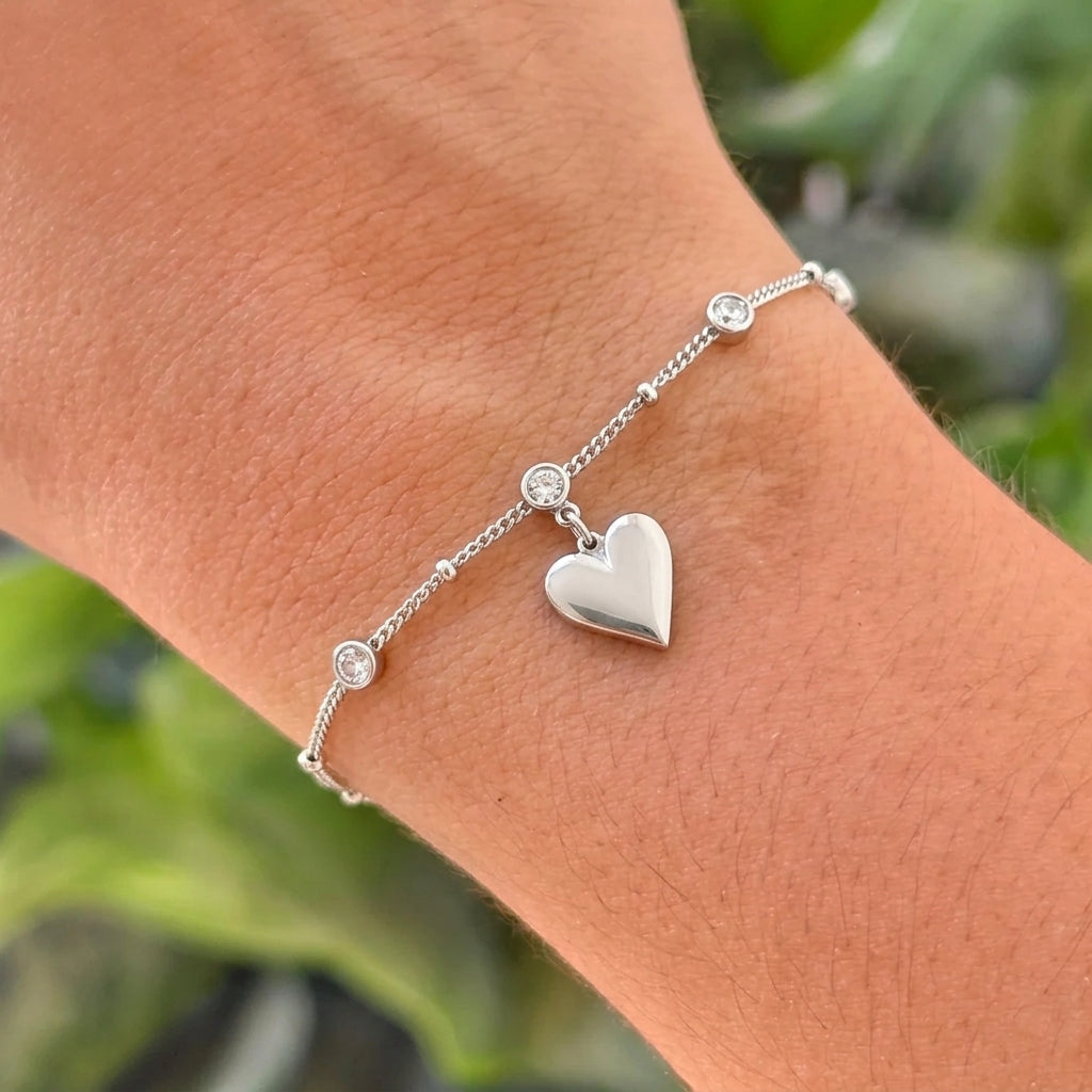 Pulsera Corazon Titanio 5898-28