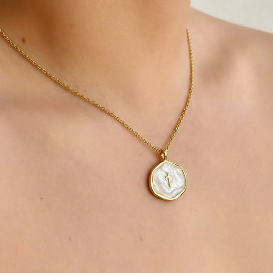 Collar Cruz Cadena Acero Inox 5898-29