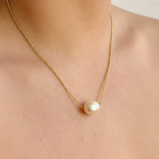 Collar Perla Acero Inox 5898-3