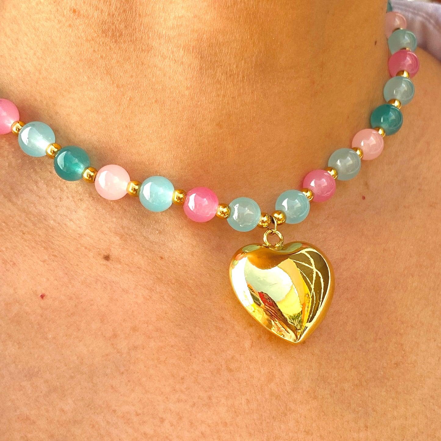 Collar Chapa de Oro 5917-56