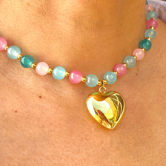 Collar Chapa de Oro 5917-56