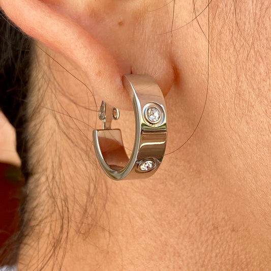 Aretes Dupe CARTIER Acero Inoxidable 5917-68