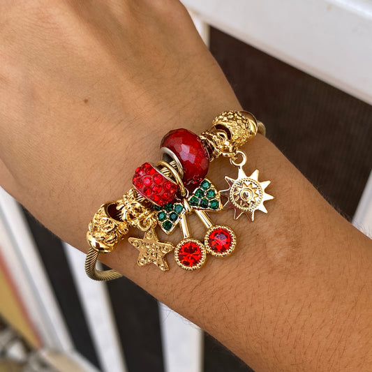Pulsera Chapa De Oro 6175-30