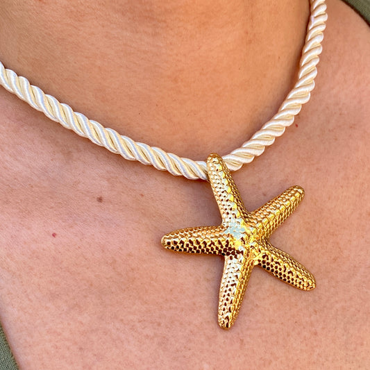 Collar Estrella de Mar Acero Inoxidable 6175-56