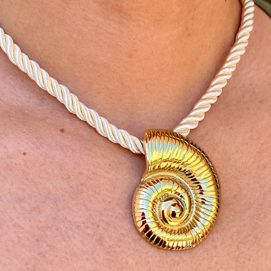 Collar Caracol Acero Inoxidable 6175-60