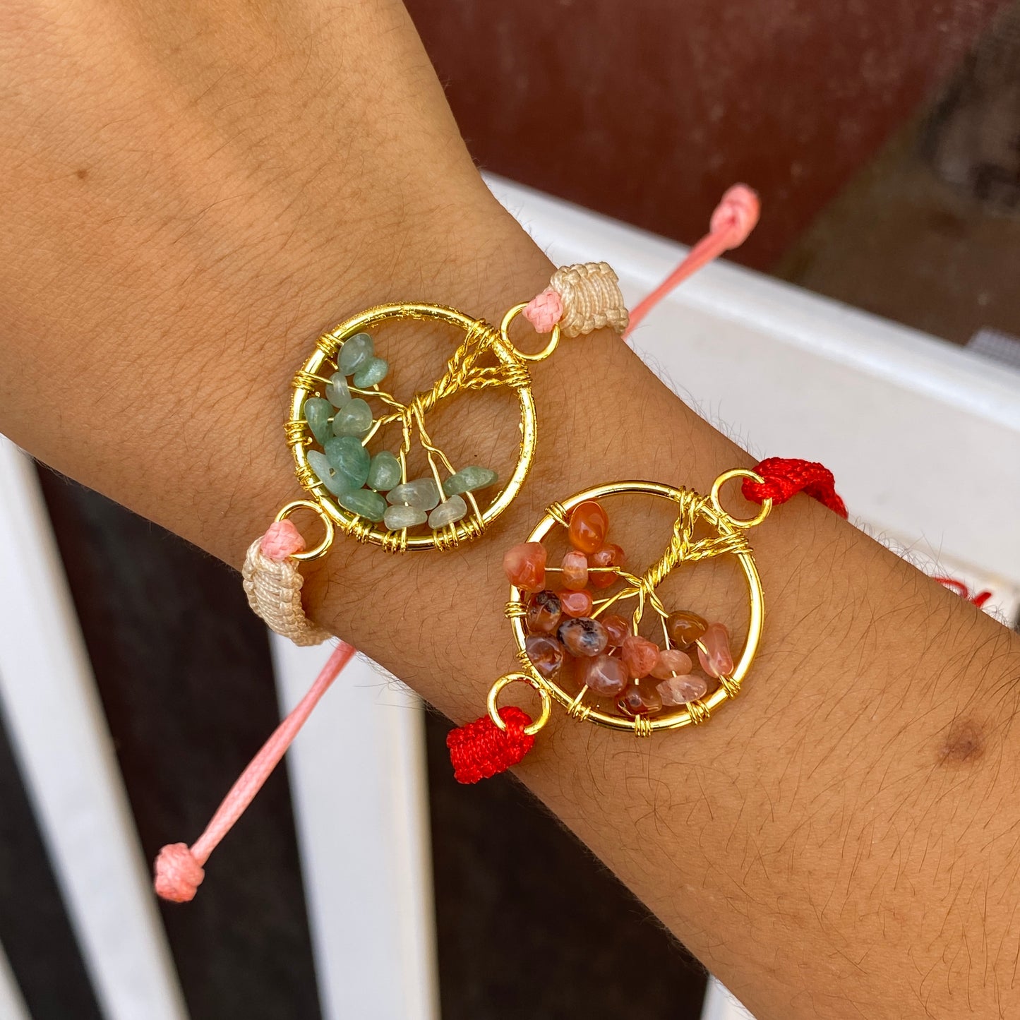 Pulsera Cristal + Chapa De Oro 6175-82