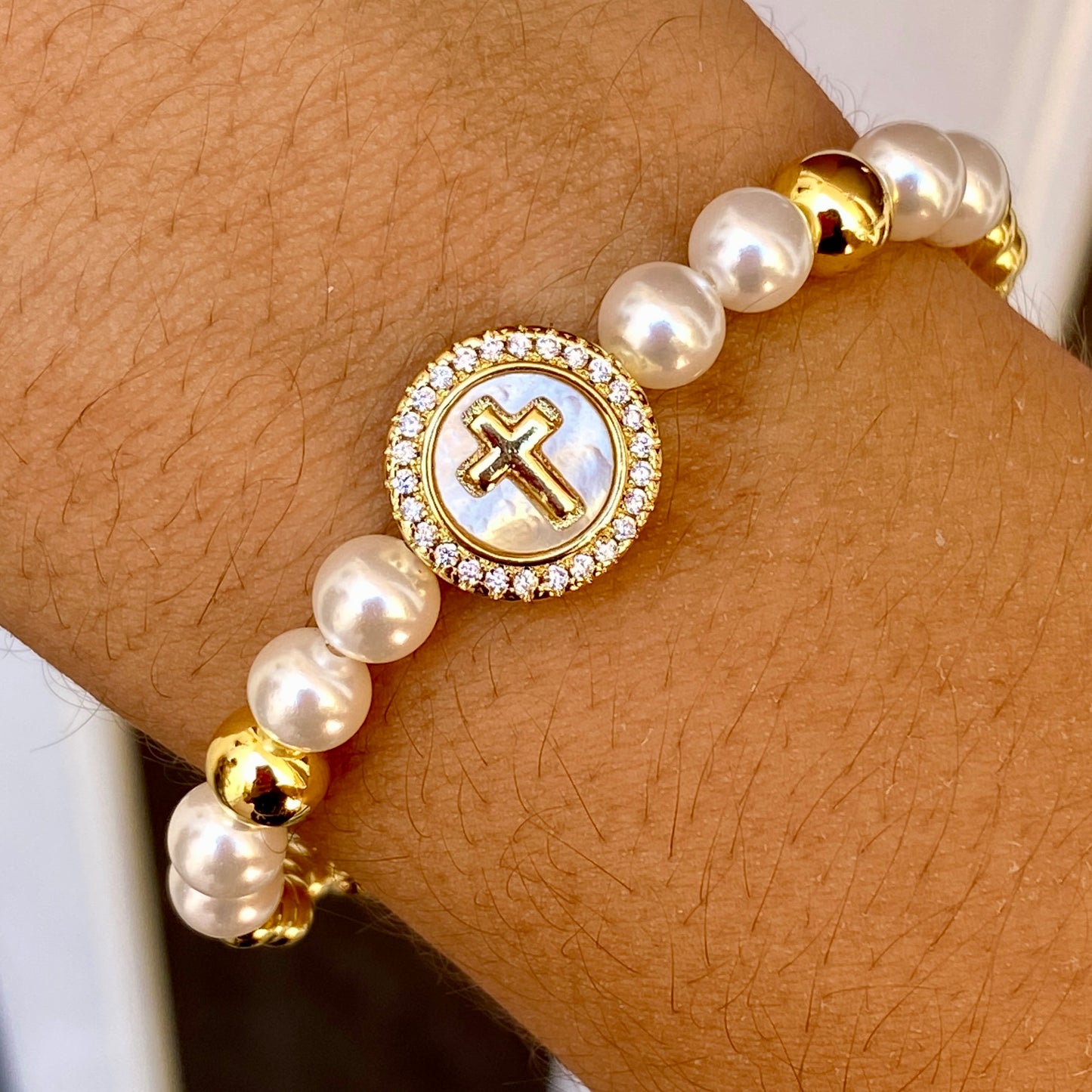 Pulsera Chapa de Oro 7387-117